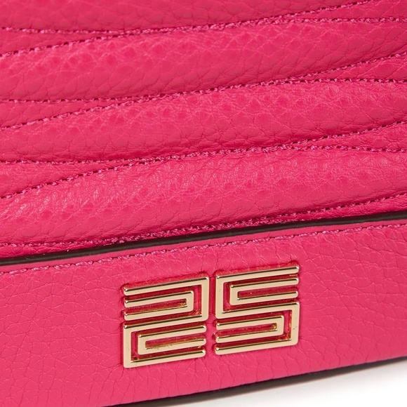 Last One!!!Fuchsia Thelma quilted pebbled-leather shoulder bag from SANDRO - Picture 4 of 15